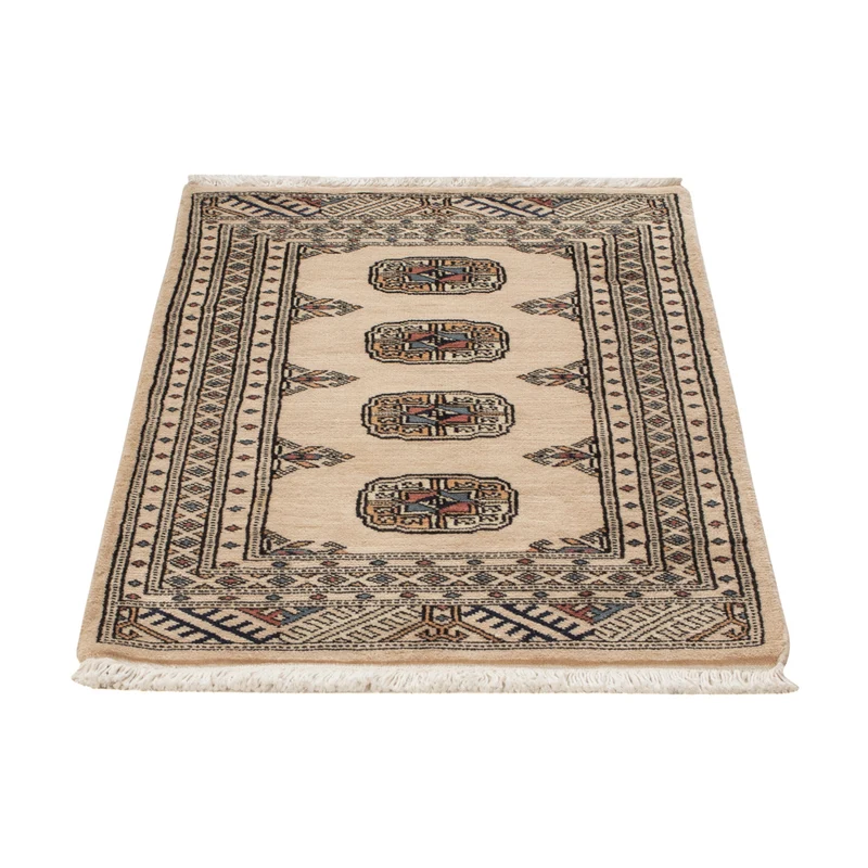 Pakistan Teppich 63x93cm - Orientteppich - creme