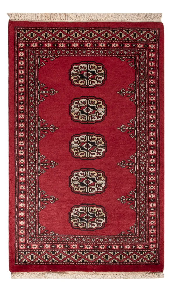 Pakistan Teppich 61x96cm - Orientteppich - rot