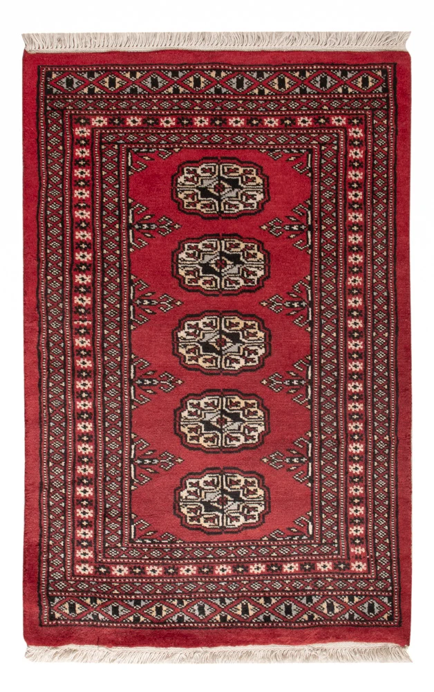 Pakistan Teppich 61x92cm - Orientteppich - rot