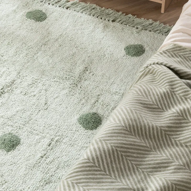 Teppich Kinderzimmer - Lou Dots Grün