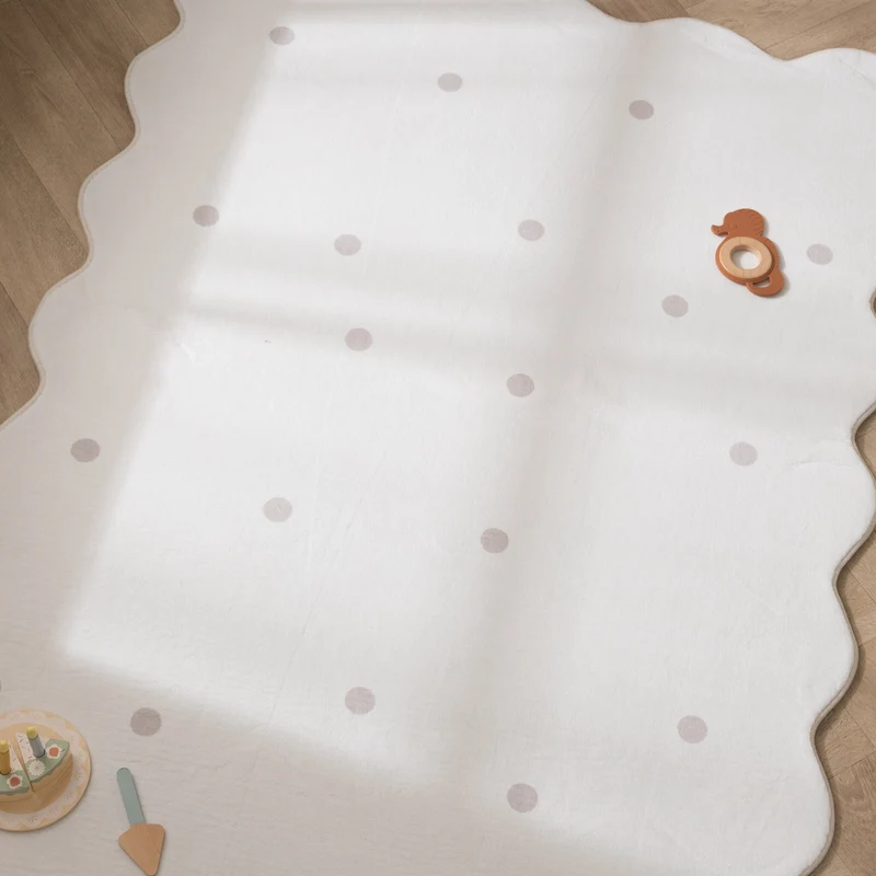 Teppich Kinderzimmer - Cloudy Dots Weiß