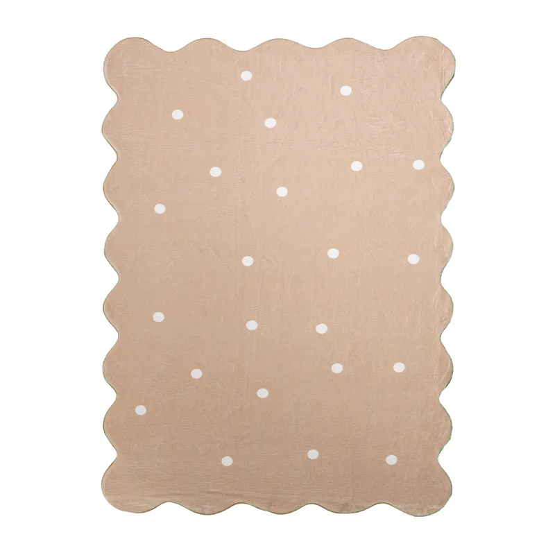 Teppich Kinderzimmer - Cloudy Dots Beige