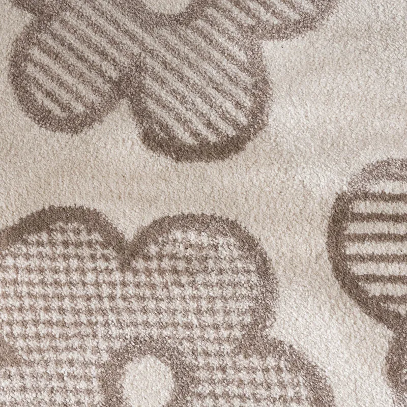Teppich Kinderzimmer - Bowie Blume Creme