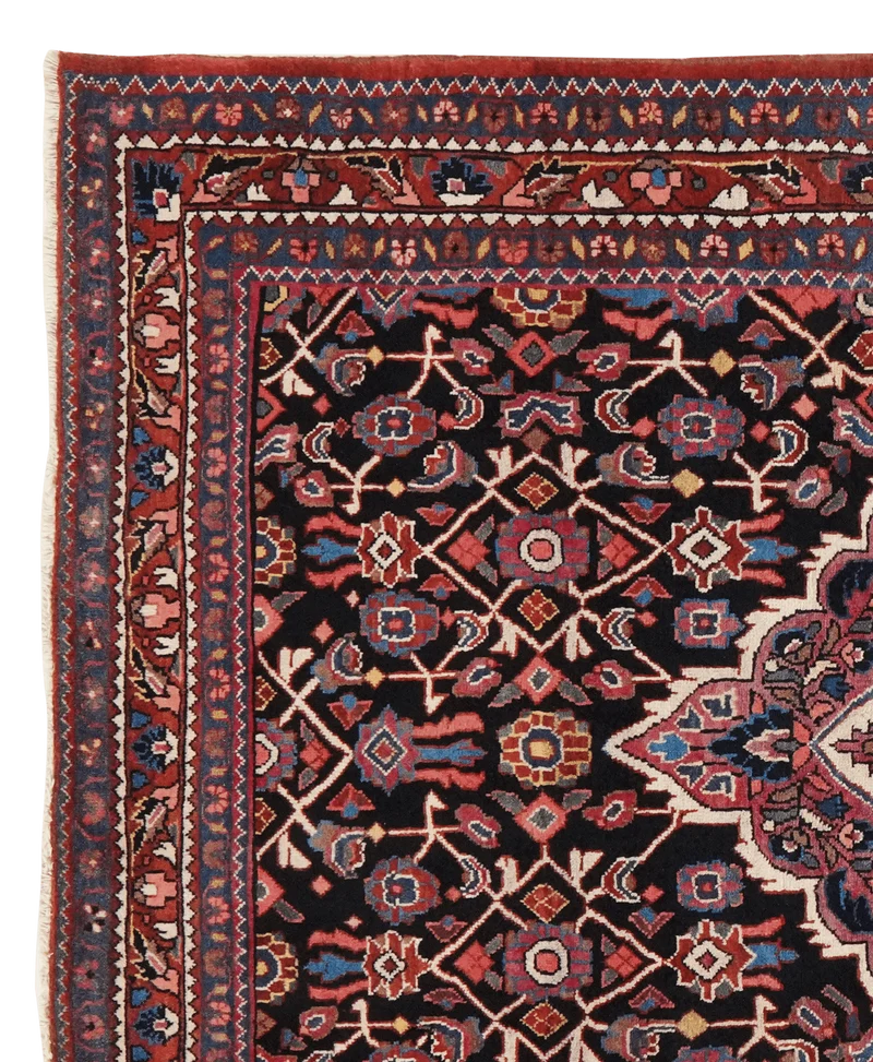 Malayer · Handgeknüpft – Blau, 207x124 cm