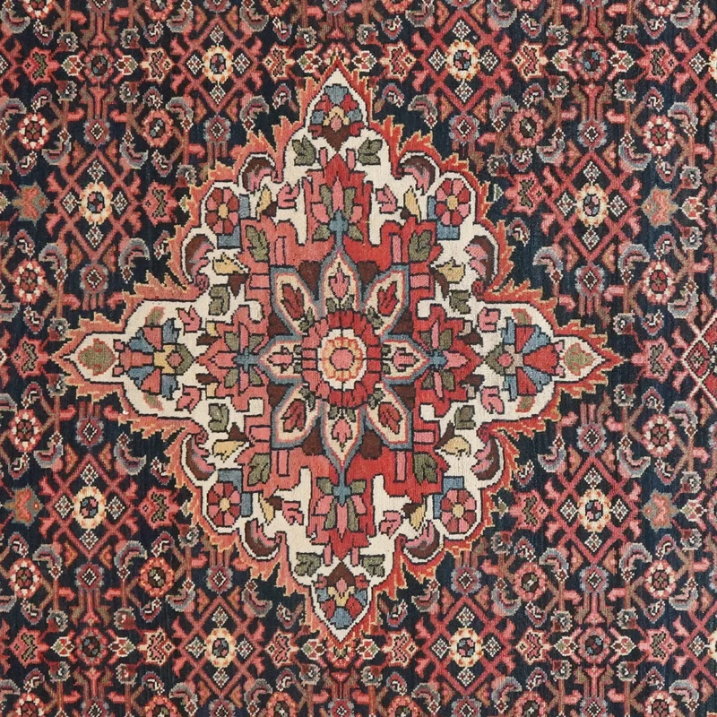 Koutabad · Handgeknüpft – Blau, 212x153 cm