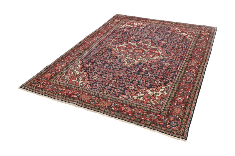 Koutabad · Handgeknüpft – Blau, 212x153 cm