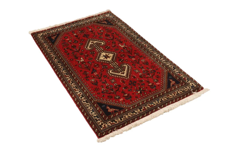Nasrabad · Handgeknüpft – Rot, 130x80 cm