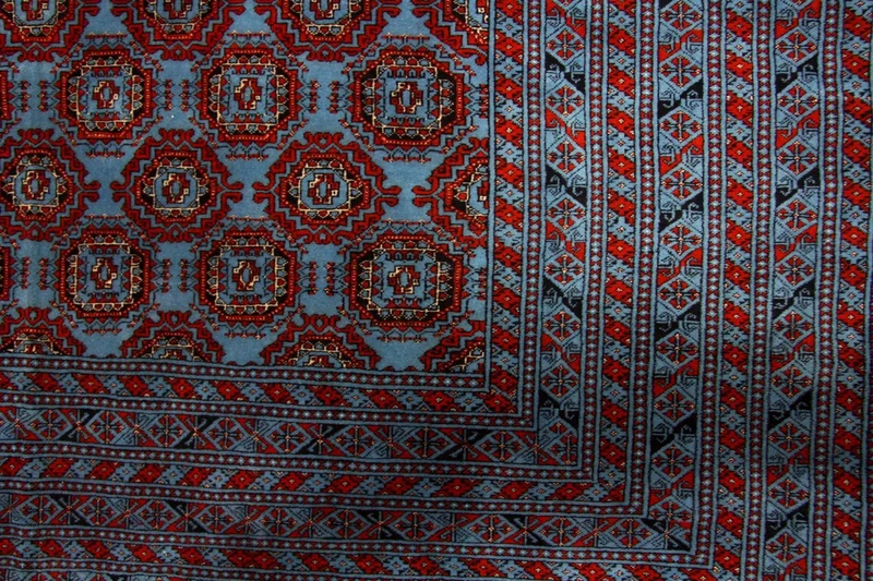 Afghan Teppich - Buchara 198 x 286 cm - blau