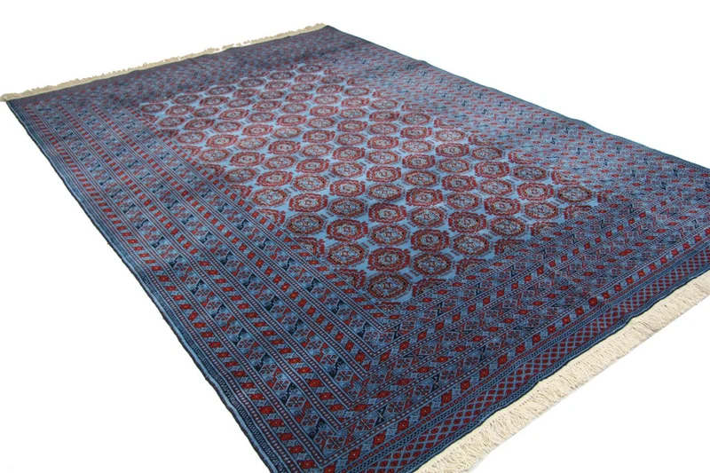 Afghan Teppich - Buchara 198 x 286 cm - blau