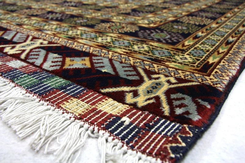 Afghan Teppich 199 x 298 cm - blau