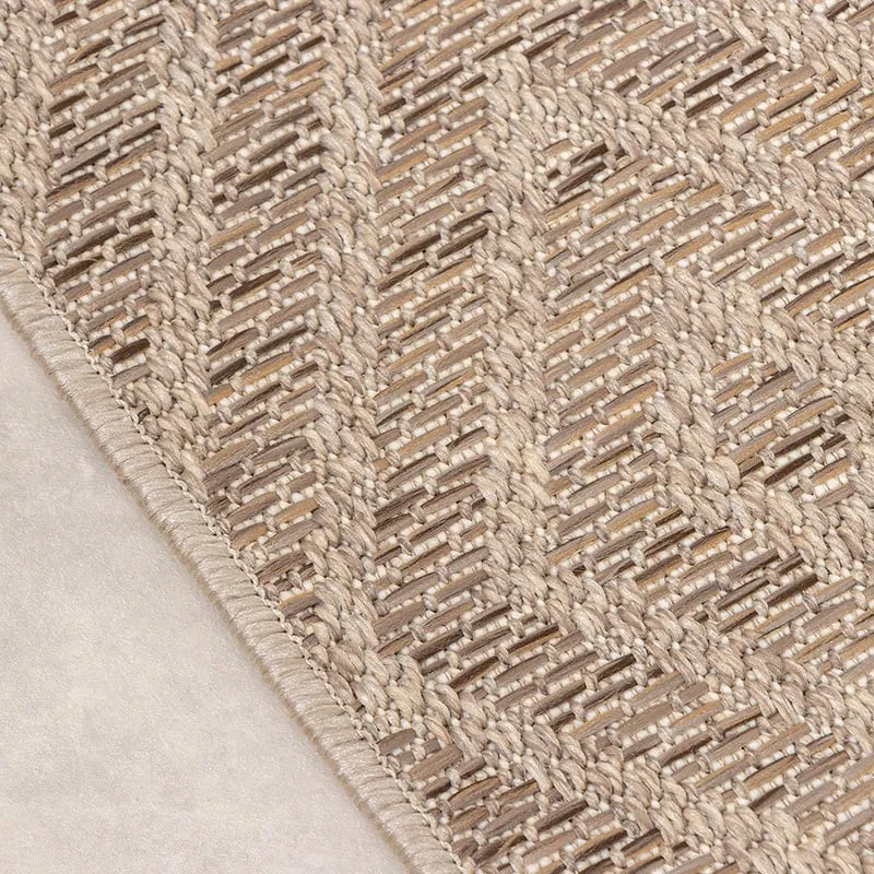 In- & Outdoor Jute Teppich - Fora Tile Natural