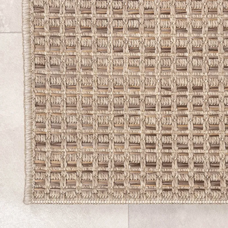 In- & Outdoor Jute Teppich - Fora Melange Natural