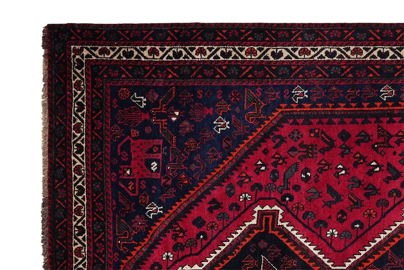Gashgai · Handgeknüpft – Rot, 295x205 cm