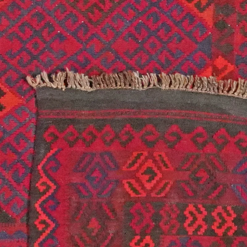 Kelim Gashgai Old · Handgewebt – Rot, 321x209 cm