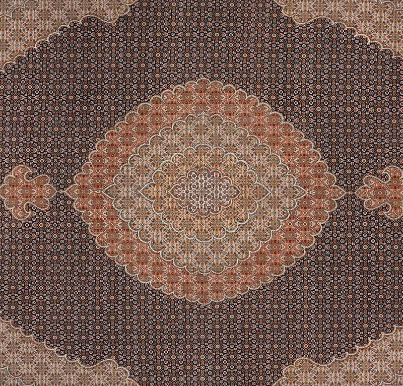 Tabriz 50 Raj · Handgeknüpft – Blau, 355x251 cm