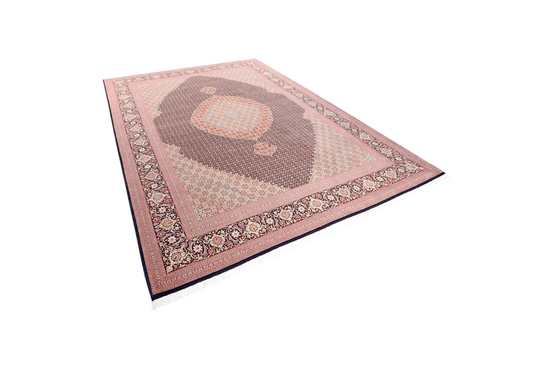 Tabriz 50 Raj · Handgeknüpft – Blau, 355x251 cm