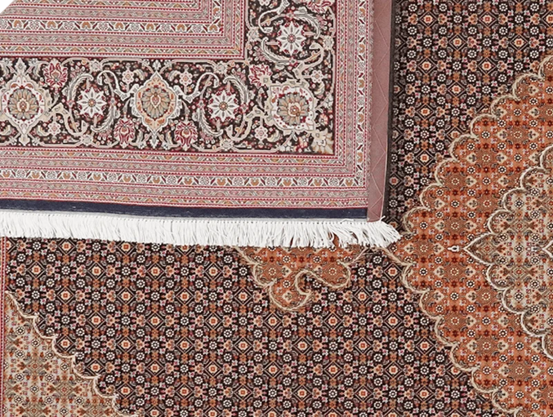 Tabriz 50 Raj · Handgeknüpft – Blau, 355x251 cm