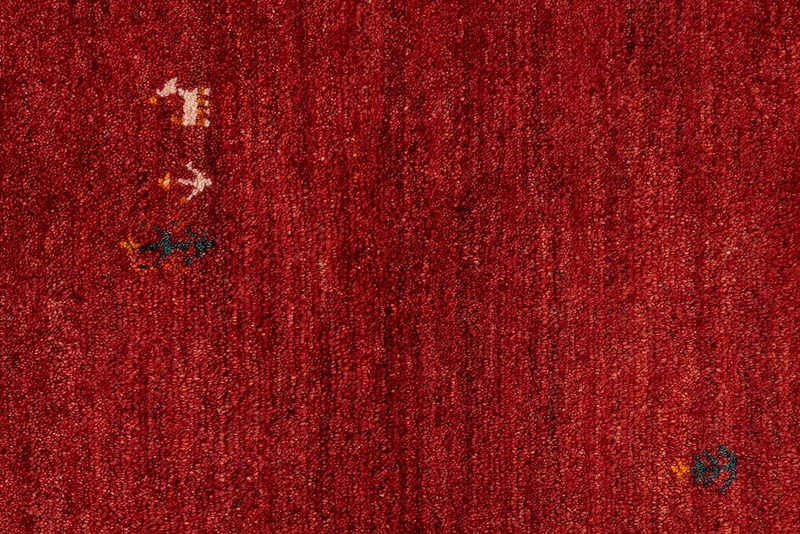 Gabbeh · Handgeknüpft – Rot, 222x82 cm
