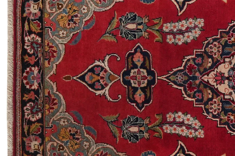 Kashan · Handgeknüpft – Rot, 127x66 cm