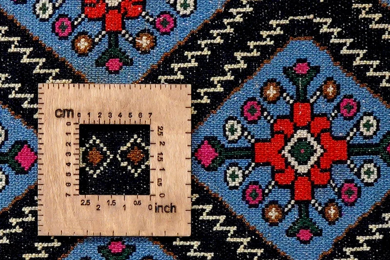 Hamadan · Handgeknüpft – Blau, 94x57 cm