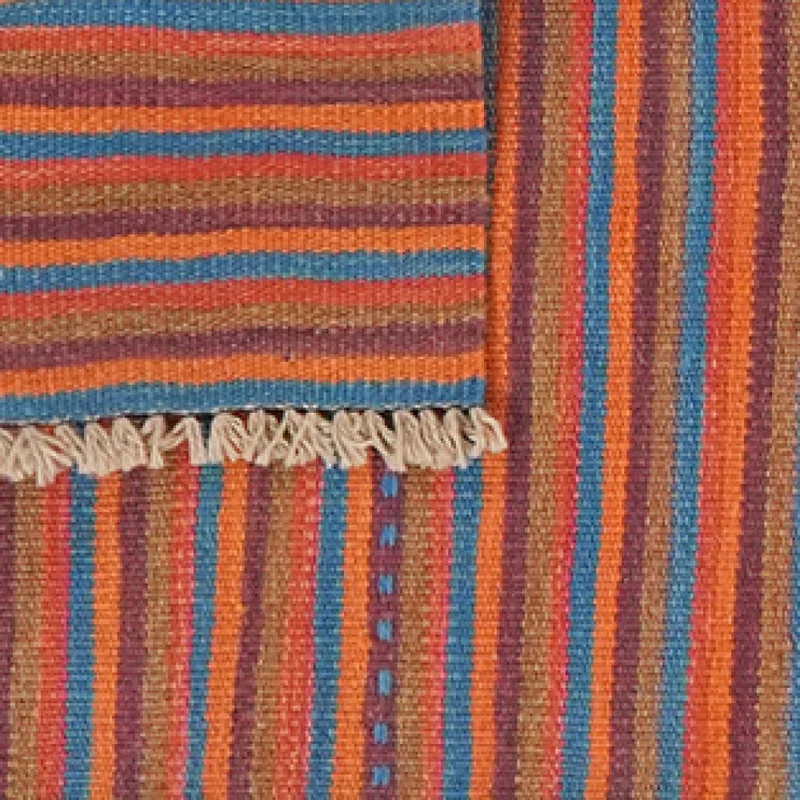 Kelim Gashgai · Handgewebt – Bunt, 190x64 cm