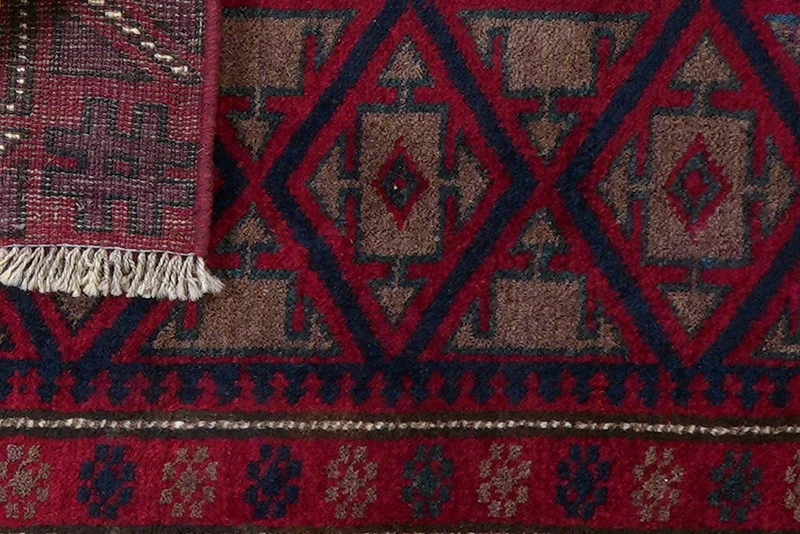 Belutch · Handgeknüpft – Bunt, 94x57 cm