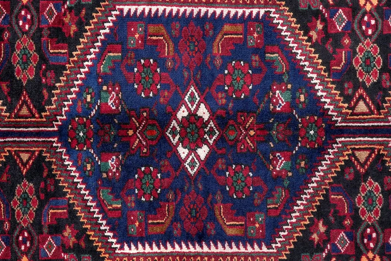 Khamseh · Handgeknüpft – Schwarz, 260x160 cm