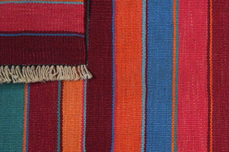 Kelim Gashgai · Handgewebt – Bunt, 213x62 cm