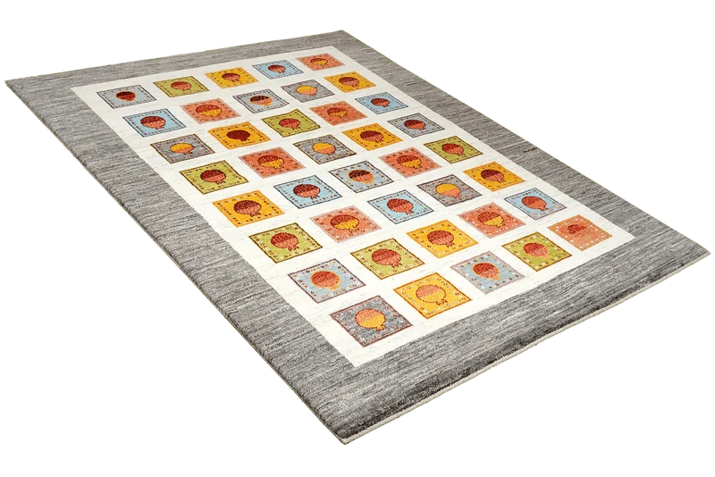 Rizbaf · Handgeknüpft – Beige, 239x170 cm