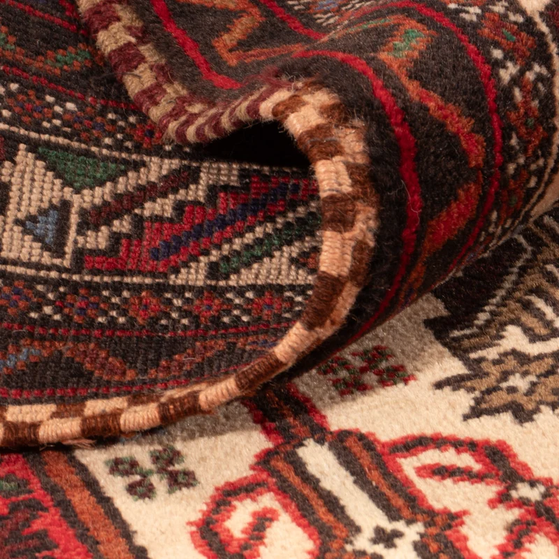 Belutsch Teppich - 90 x 140 cm - rot
