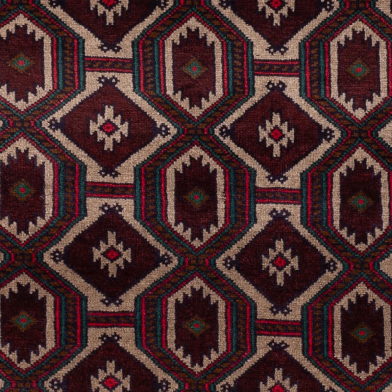 Belutsch Teppich - 90 x 140 cm - mehrfarbig