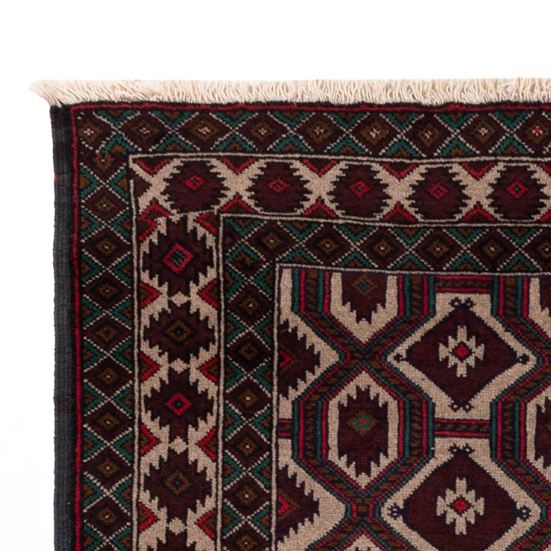 Belutsch Teppich - 90 x 140 cm - mehrfarbig