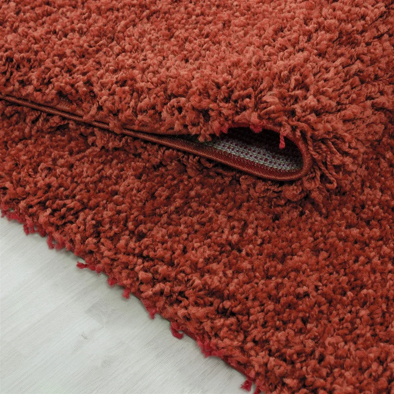 Hochflor Teppich - Life Terracotta