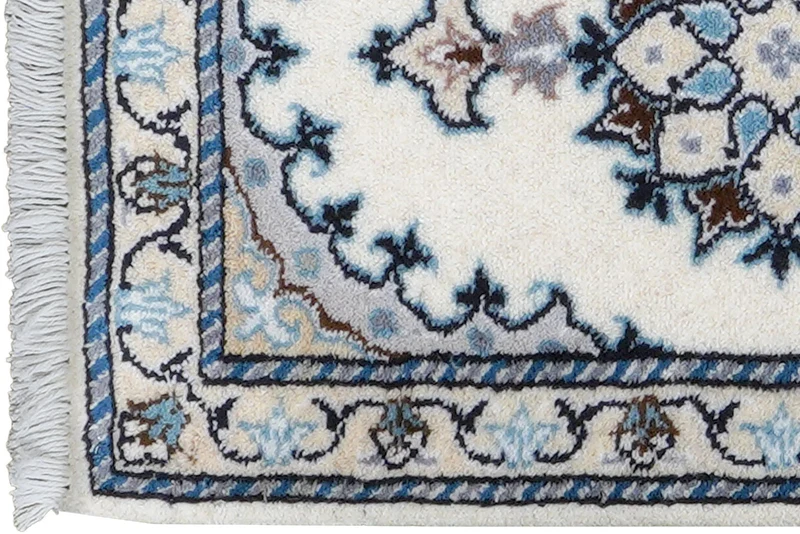 Nain 12La · Handgeknüpft – Beige, 60x39 cm