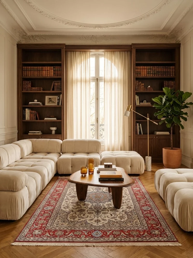 Isfahan · Handgeknüpft – Beige, 202x132 cm