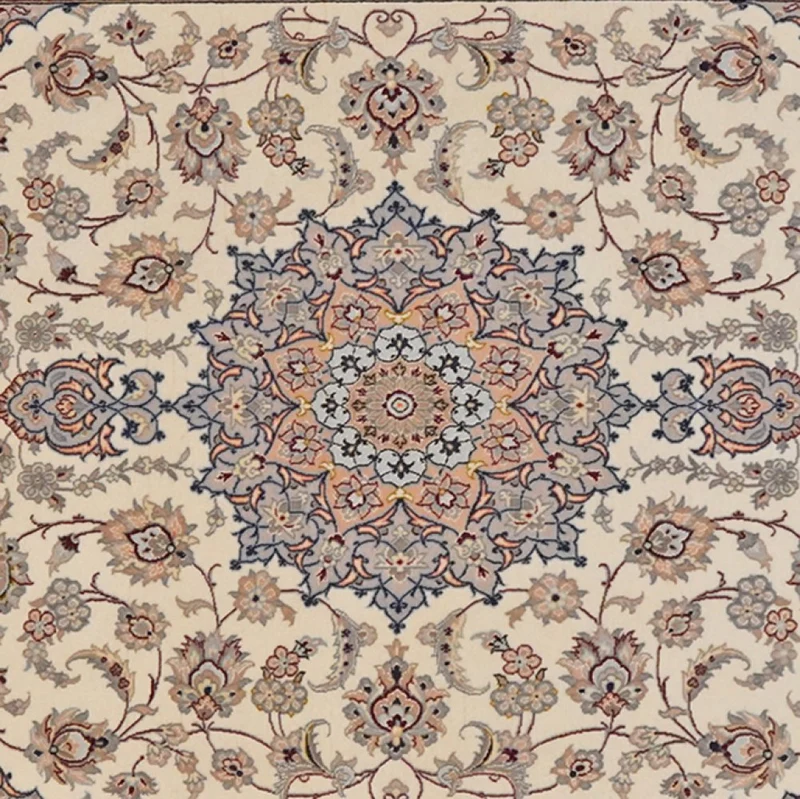 Isfahan · Handgeknüpft – Beige, 202x132 cm