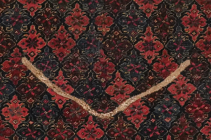 Bidjar · Handgeknüpft – Blau, 80x60 cm