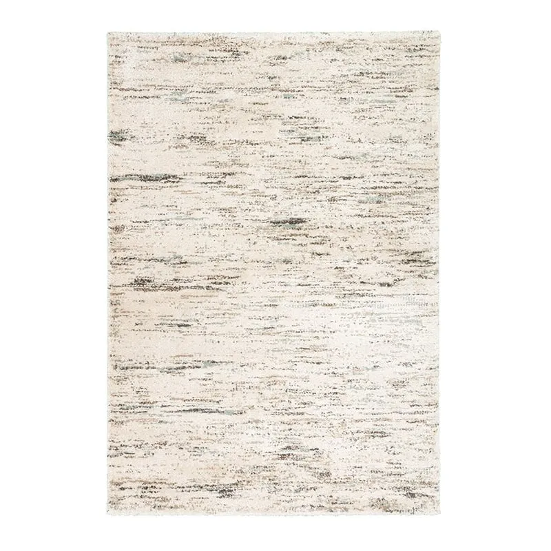 Hochflor Teppich - Blend Creme Blau