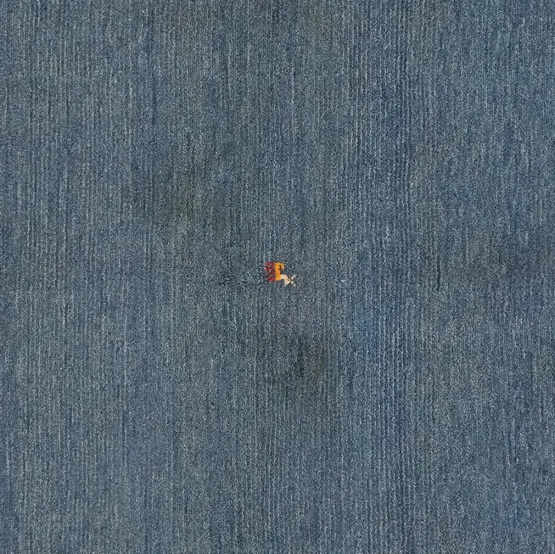 Gabbeh · Handgeknüpft – Blau, 208x153 cm