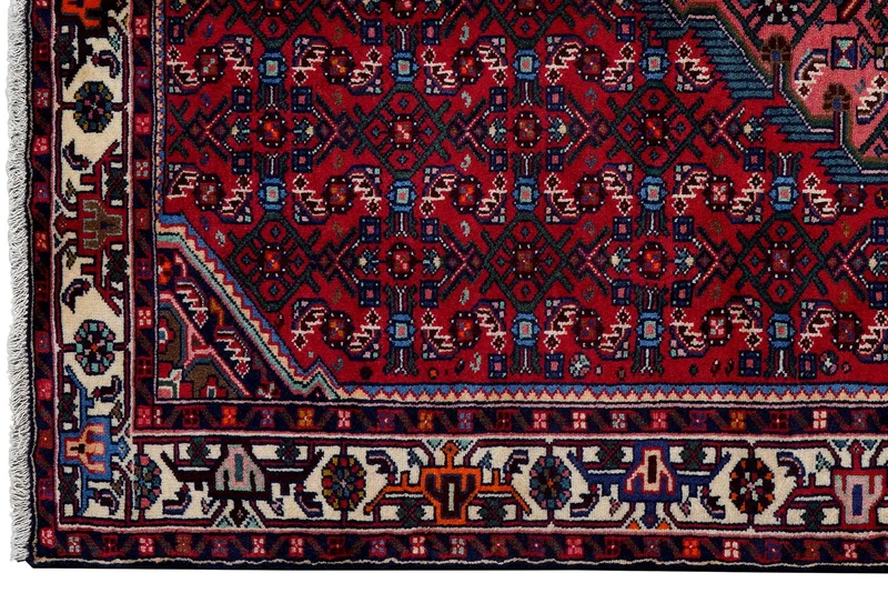 Assadabad · Handgeknüpft – Rot, 197x125 cm