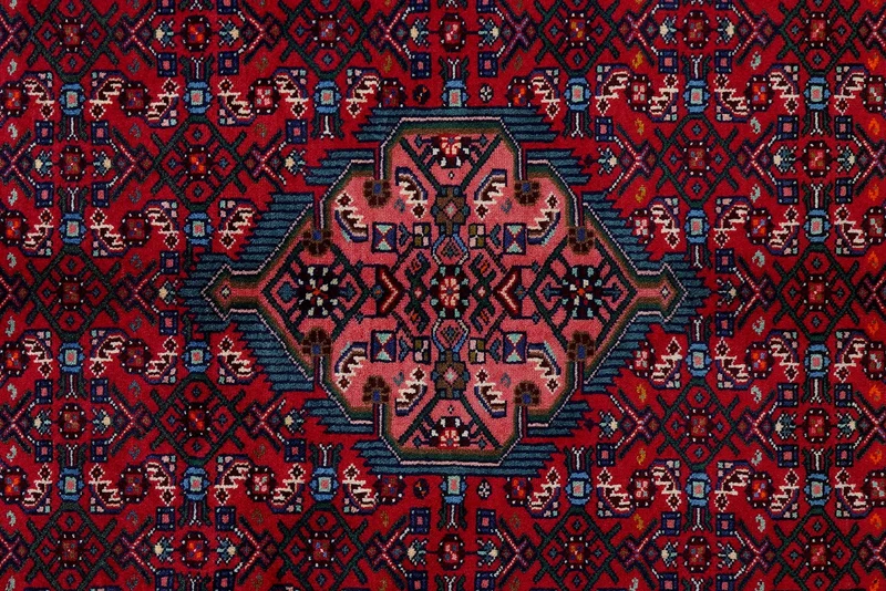 Assadabad · Handgeknüpft – Rot, 197x125 cm