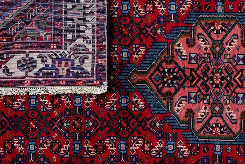 Assadabad · Handgeknüpft – Rot, 197x125 cm