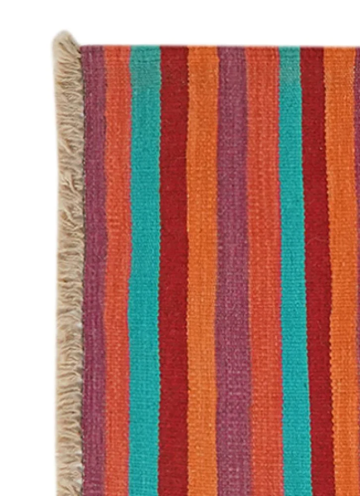 Kelim Gashgai · Handgewebt – Bunt, 188x62 cm