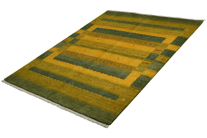 Rizbaf · Handgeknüpft – Grün, 199x155 cm