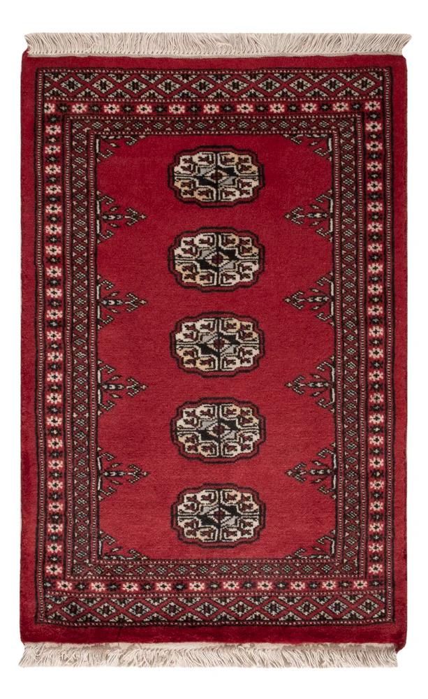 Pakistan Teppich 62x95cm - Orientteppich - rot