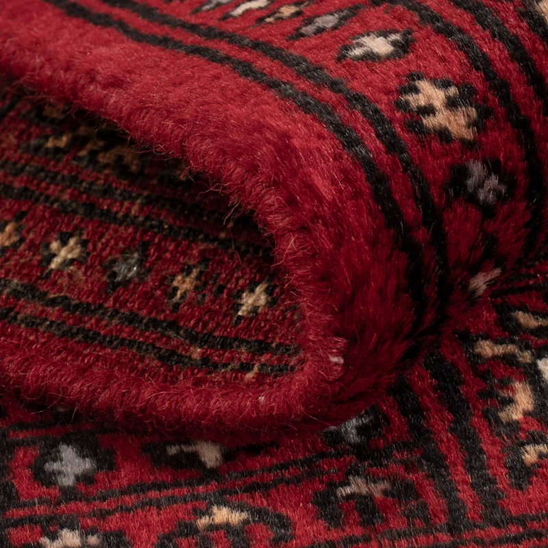 Pakistan Teppich 62x83cm - Orientteppich - rot