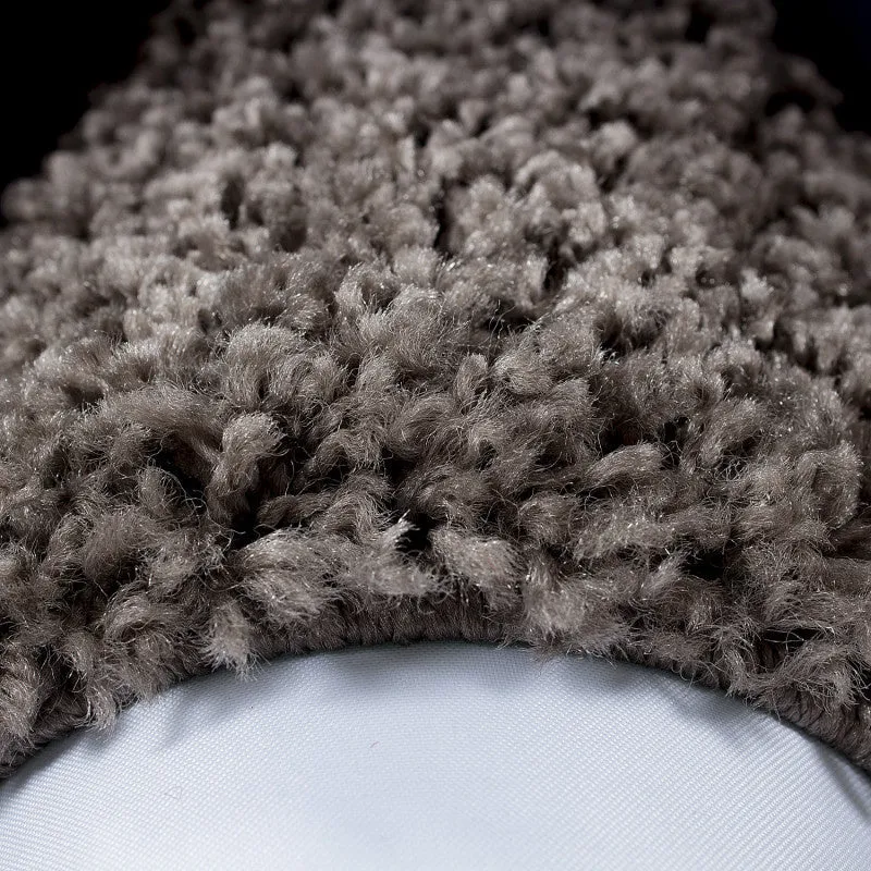Hochflor Läufer - Edge Taupe