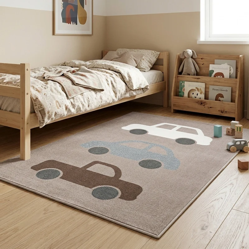 Teppich Kinderzimmer - Bowie Auto Taupe