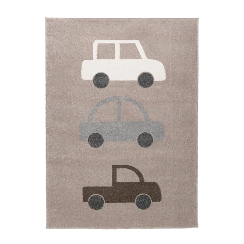 Teppich Kinderzimmer - Bowie Auto Taupe