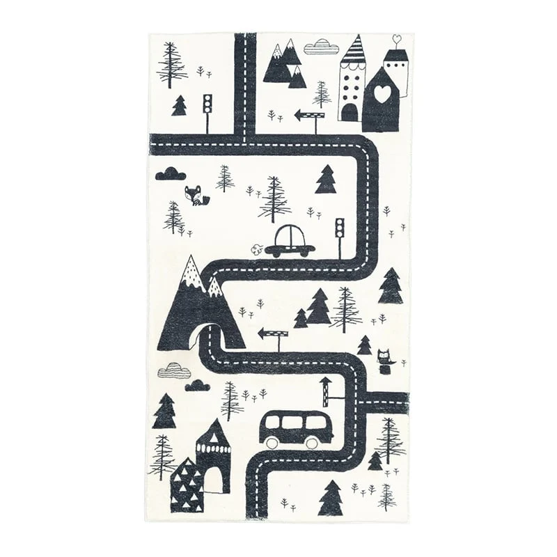 Spielteppich Auto - Dex Trail Schwarz
